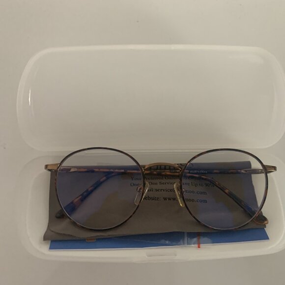 Stylish Dark Tortoise Blue Light Glasses | 50-20-138 - Picture 7 of 8